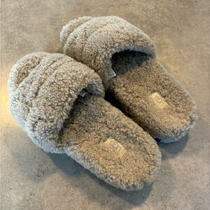 UGG Cozetta Curly Genuine Shearling Slide Slipper